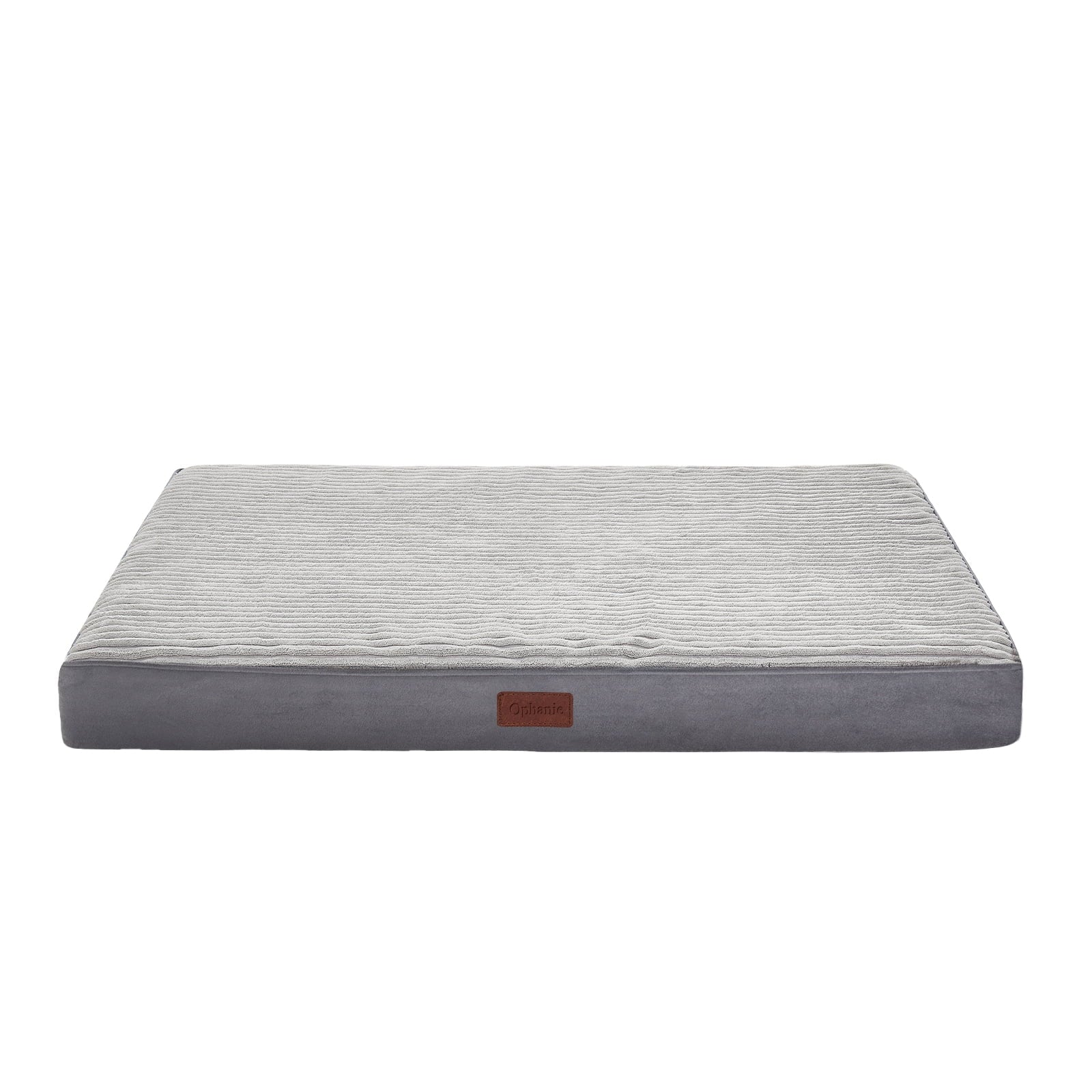 35In Gray Orthopedic Dog Bed for Large and Medium Dogs with Egg Crate Foam Support and Non-Slip Bottom, Waterproof and Machine Washable Removable Pet Bed Cover,Size(35"X22"X3.5")