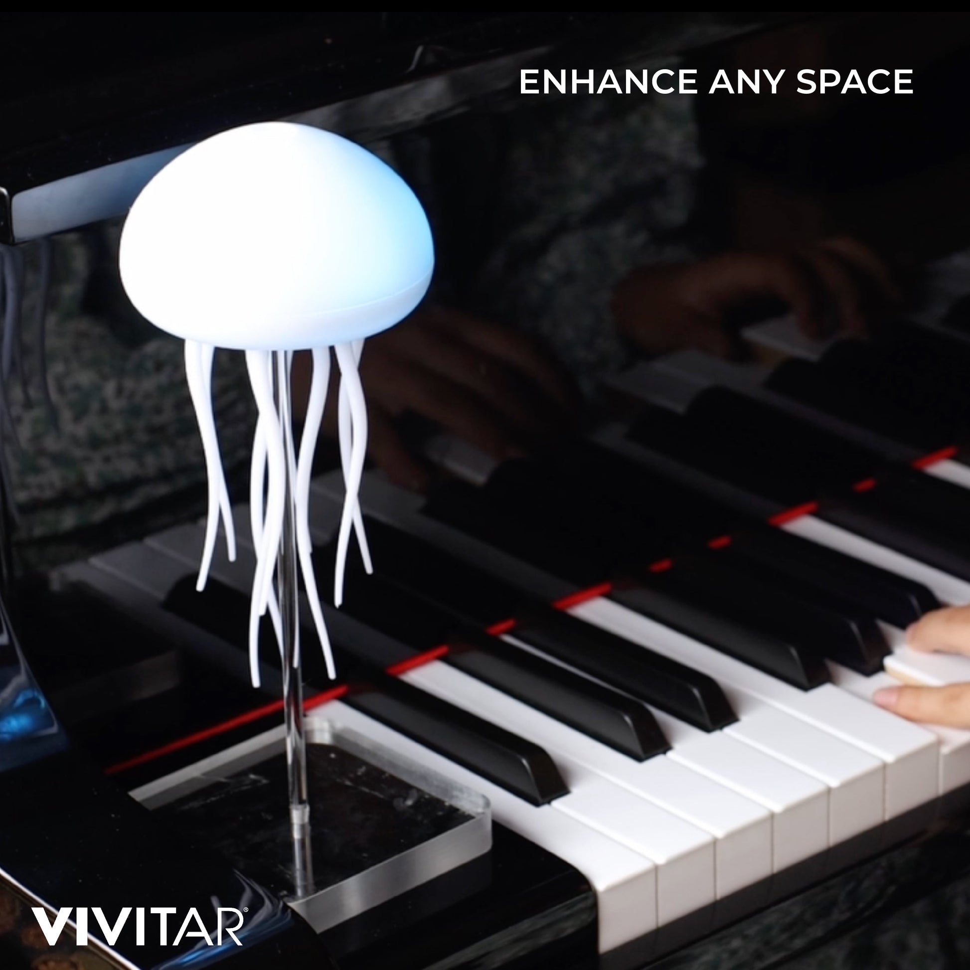 RGB Jellyfish Mood Light – Dynamic LED Ambiance for Home, Dorm, and Office