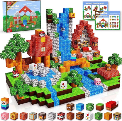 Magnetic Blocks, 100PCS Magnetic Building Cube Game for Boys & Girls 