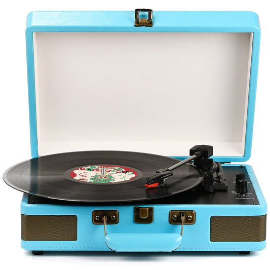 GrooveCase™ Portable Suitcase Turntable