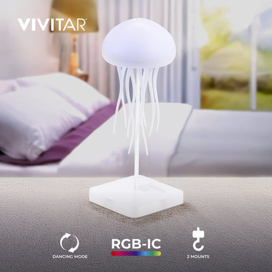 RGB Jellyfish Mood Light – Dynamic LED Ambiance for Home, Dorm, and Office