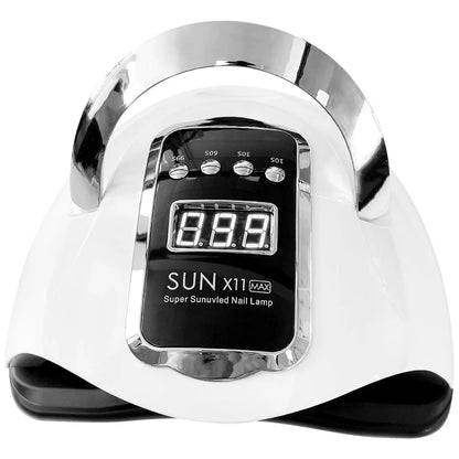 Uv Nail Lamp Uv Light for Gel Nails 280W Nail Curing Lamps Automatic Sensor Nail Dryer Light with 4 Timer Setting,White,66 Led Light